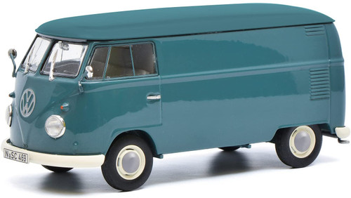 1/32 Schuco Volkswagen VW T1 Box Van (Blue) Car Model