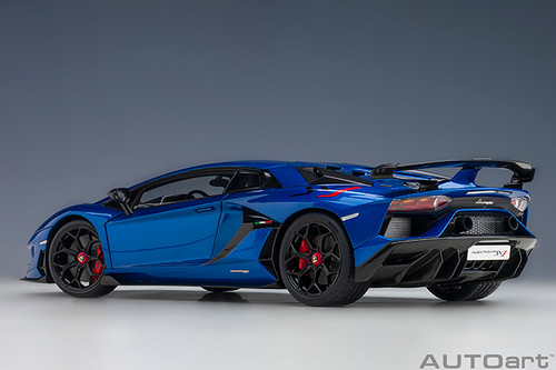 1/18 AUTOart Lamborghini Aventador SVJ (Blu Glauco)
