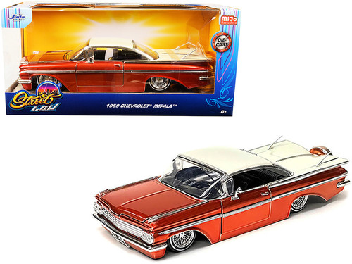 1/24 Jada 1959 Chevrolet Impala Copper "Street low" Series Diecast Model Car