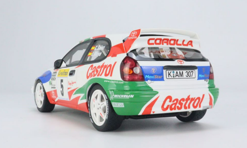 1/18 OTTO 1995 Toyota Corolla WRC #5 Rallye Monte Carlos Resin Car Model