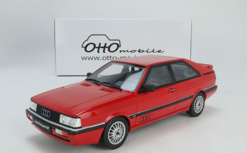 1/18 OTTO 1987 Audi GT Coupe (Red) Resin Car Model