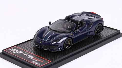 1/43 BBR Ferrari 488 Pista Spider (Special Color Blu Elder) Car 