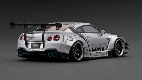  1/43 Ignition Model LB-WORKS Nissan GT-R R35 type 2 Silver Resin Car Model