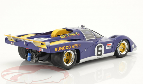 1/18 CMR Ferrari 512M Sunoco #6 3rd 24h Daytona 1971 Donohue, Hobbs Car Model