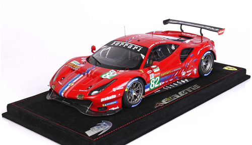 1/18 BBR Ferrari 488 GTE Evo #82 24h LeMans 2020 Resin Car Model Limited