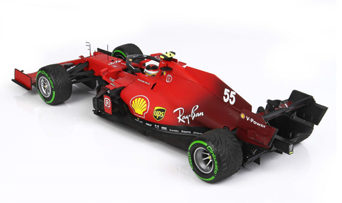 1/18 BBR Carlos Sainz jr. Ferrari SF21 #55 Emilia Romagna GP F1 2021 Car Model