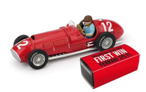 1/43 Brumm 1951 Jose Froilan Gonzalez Ferrari 375 #12 Winner British GP Formula 1 Car Model