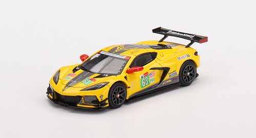 1/64 Mini GT Chevrolet Corvette C8.R #63 Nicky Catsburg - Antonio Garcia - Jordan Taylor 2nd Place GTE PRO 24 Hrs of Le Mans (2021) Limited Edition Diecast Car Model