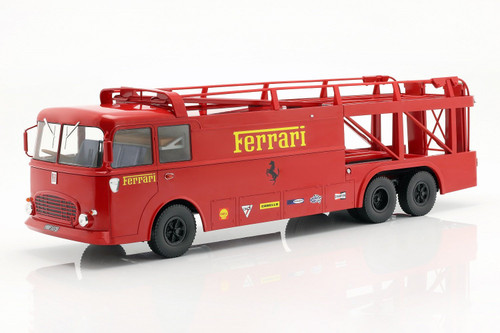 1/18 Norev Fiat Bartoletti 306/2 Racing transporter Ferrari JCB