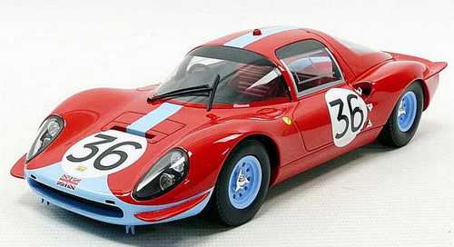 1/18 CMR 1966 Ferrari Dino 206S #36 24h LeMans Team Maranello Concessionaires, Mike Salmon, David Hobbs Car Model