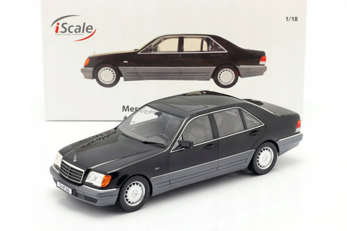 1/18 iScale 1994-1998 Mercedes-Benz S500 (W140) (Brilliant Silver