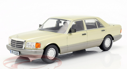 1/18 iScale 1985 Mercedes-Benz S-Class (W126) (Thistle Green & Grey) Diecast Car Model