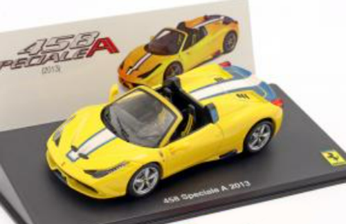 1/43 Altaya 2013 Ferrari 458 Speciale A (Yellow) Car Model