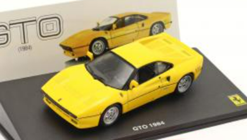1/43 Altaya 1984 Ferrari GTO (Yellow) Car Model