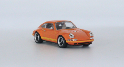 1/64 POPRACE Porsche Singer 964 Retro Orange Classic (PA64-SGR-ROC) Diecast Car Model