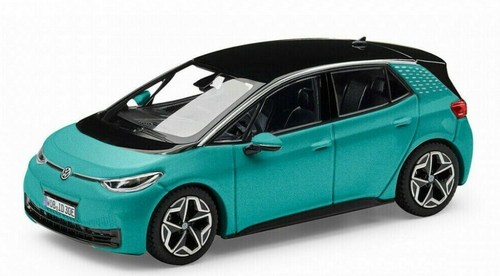 1/43 Norev 2020 Volkswagen VW ID.3 ID3 (Makena Turquoise Metallic Blue) Car Model