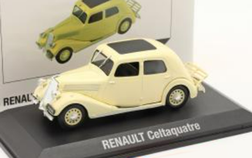 1/43 Norev 1934-1938 Renault Celtaquatre (White) Car Model