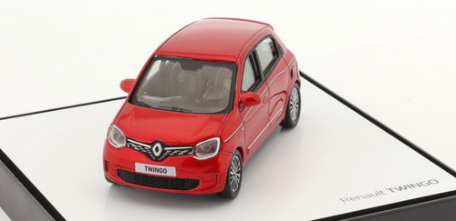 1/43 Norev 2019 Renault Twingo 3rd Generation (Flame Red) Car Model