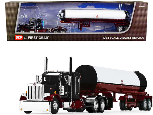 1/64 DCP Peterbilt359 in Spectra Red with Lode King Distinction Tri- Axle Hopper Trailer - Windy Hill Farm Toys 1/64 DCP Peterbilt359 in Spectra Red with Lode King Distinction Tri- Axle Hopper Trailer - Windy Hill Farm Toys