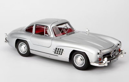 1/18 Norev 1954 Mercedes-Benz 300 SL 300SL (Silver) Diecast Car Model