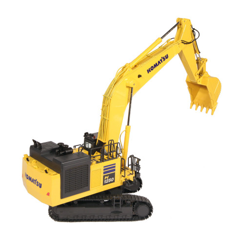 1/50 NZG Komatsu PC1250 Excavator with Backhoe Diecast Model