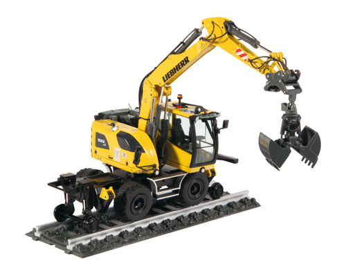 1/50 NZG Liebherr A922 Rail Litronic Two-way Hydraulic Excavator Diecast Model