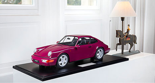 1/8 Minichamps 1994 Porsche 911 (964) Carrera RS (Ruby Red) Resin Car Model Limited 99 Pieces