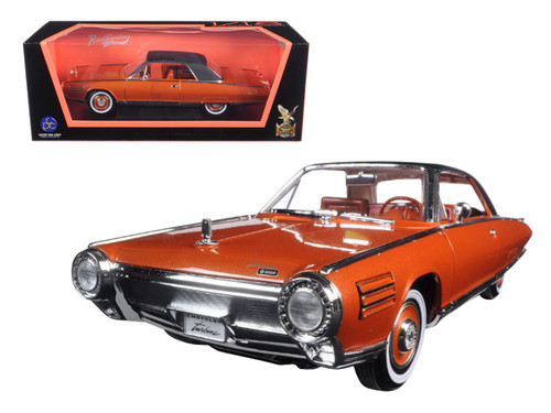 1963 Chrysler Turbine Bronze with Black Top 1/18 Diecast Model Car