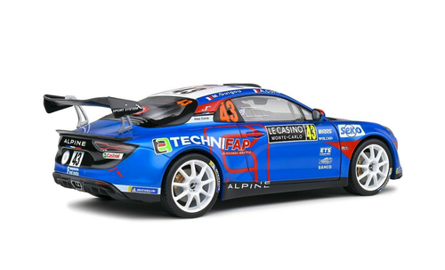 1/18 Solido 2021 Renault Alpine A110 Rally RGT #43 Winner R-GT Rallye Monte Carlo Emmanuel Guigou, Alexandre Coria Diecast Car Model