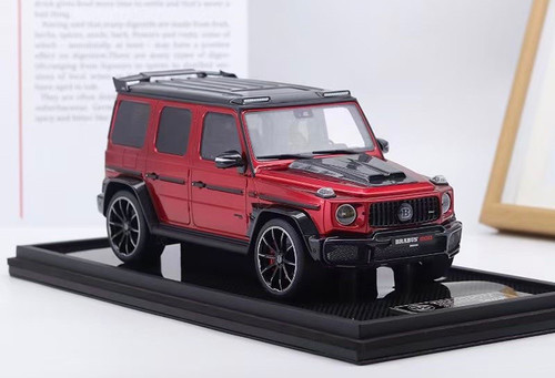 1/18 Motorhelix Mercedes-Benz Mercedes G-Class G63 AMG Brabus 800 (Metallic Red) Resin Car Model Limited 99 Pieces