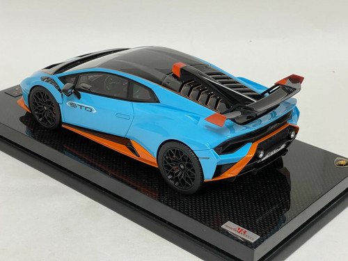 1/18 MR Collection Lamborghini Huracan STO (Blue) Resin Car Model Limited