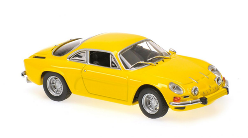 1/43 Minichamps 1971 Renault Alpine A110 (Yellow) Diecast Car Model