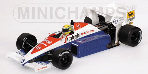 1/43 Altaya 1984 Ayrton Senna Toleman TG183B #19 Brazil GP Formula 