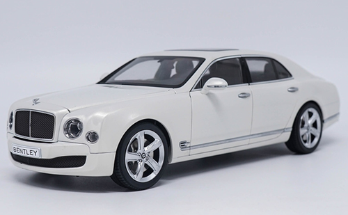 1/18 Kyosho Bentley Mulsanne Speed (Ghost White) Diecast Car Model