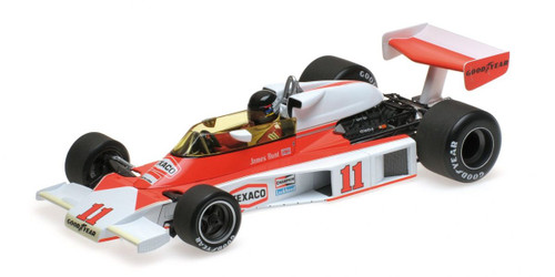 1/18 Minichamps 1976 James Hunt McLaren M23 #11 World Champion Formula 1 Diecast Car Model
