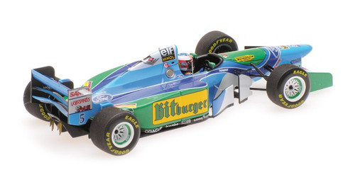 1/43 Minichamps 1994 Michael Schumacher Benetton B194 #5 Australian GP World Champion Formula 1 Diecast Car Model