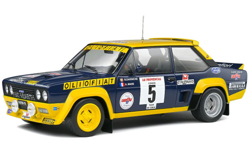 1/18 Solido 1977 Fiat 131 Abarth Tour de Corse Diecast Car Model