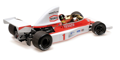 1/18 Minichamps 1975 Emerson Fittipaldi McLaren M23 #1 Formula 1 Diecast Car Model