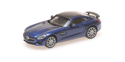 1/43 Minichamps 2015 Mercedes-Benz AMG GTS (Blue Metallic) Diecast Car Model