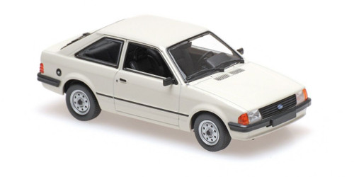 1/43 Minichamps 1981 Ford Escort (Light Grey) Diecast Car Model