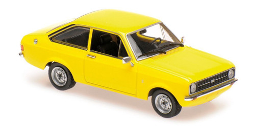 1/43 Minichamps 1975 Ford Escort (Yellow) Diecast Car Model