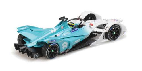 1/43 Minichamps 2018 2019 Tom Dillmann NIO Sport 004 #8 Formula E Season 5 Diecast Car Model