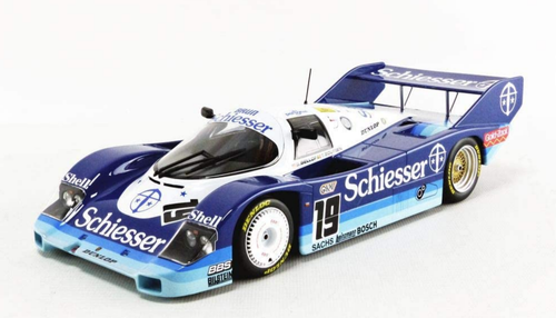 1/18 Minichamps 1985 Porsche 956K #19 1000km Spa Brun Motorsport Stefan Bellof, Thierry Boutsen Diecast Car Model