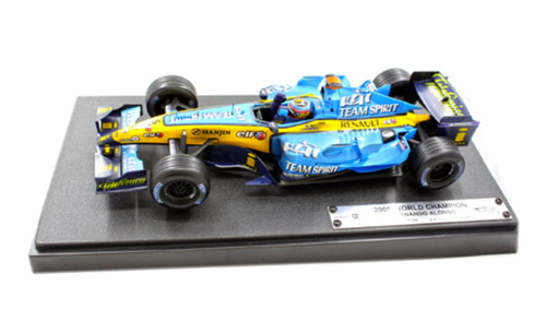 1/18 Hot Wheels 2005 Formula 1 Renault R25 Fernando Alonso World Champion Limited Edition