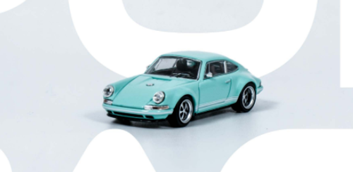  1/64 POPRACE Porsche 964 Singer Tiffany Blue