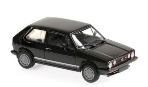 1/43 Minichamps 1983 Volkswagen VW Golf 1 GTI (Black) Car Model