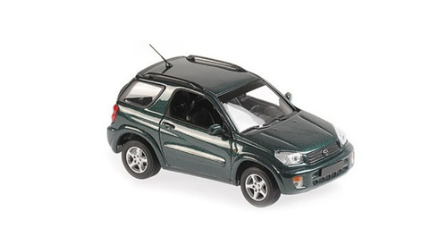1/43 Minichamps 2000 Toyota RAV4 (Dark Green Metallic) Car Model