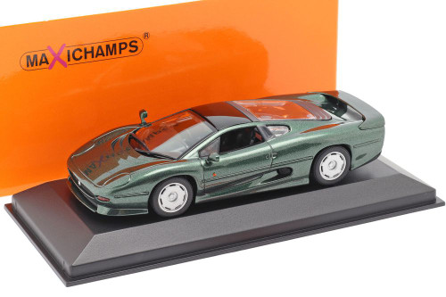 ミニカー Spark Jaguar XJR 12 #33 LM1991 XJ220 1/43 Minichamps 1991 Jaguar XJ220 (Dark Green Metallic) Car Model