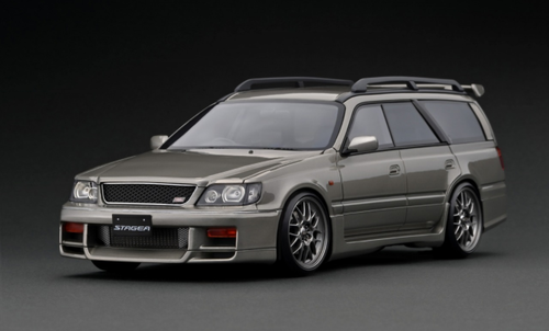 1/18 Ignition Model Nissan STAGEA 260RS (WGNC34) Silver Resin Car Model