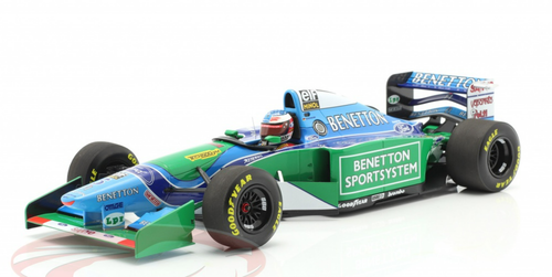 1/18 Minichamps 1993 Michael Schumacher Benetton B194 #5 Winner Canada F1 World Champion Car Model Limited 300 Pieces